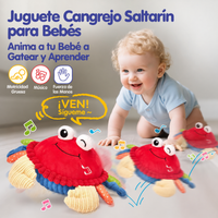 🦀🎶 ¡El Cangrejito Saltarín! El mejor regalo para estimular a tu bebé!